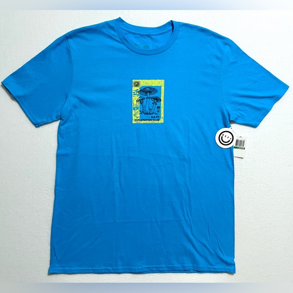 NEFF Exploration Club Get Outside Mushroom Graphic Tshirt Men’s Size Large NWT - Picture 7 of 9